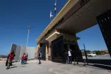 L'entrata del valico di Rafah, sul lato egiziano. 