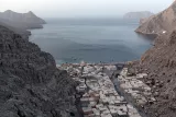Kumzar, un village isolé situé à l'extrémité nord du sultanat et accessible seulement en bateau.
