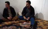خوشاوي ميكايل عزيز برفقة أخيه مَهاجر.