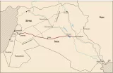 Route de Bagdad à Damas