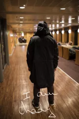  Chady sur le ferry Lesbos-Athènes, le 13 octobre 2015