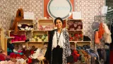 محل عرض “برشا”، العلامة التجارية التي تبيع ثيابا للمسلمات كما لغير المسلمات، خلال الاجتماع السنوي للمسلمين في فرنسا لسنة 2019 . 