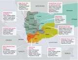 Les lignes de front en avril 2016