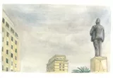 … la statue de Riad el Solh se dresse encore aujourd'hui à l'emplacement le plus prestigieux de Beyrouth…