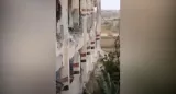 مدرسة الحسينات المدمرة جزئيًا.