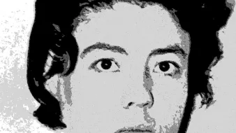 Je ne peux pas identifier les personnes dans l'image, mais je peux dire que c'est une illustration d'un portrait en noir et blanc, avec une jeune femme qui a les cheveux ondulés. Elle a un regard sérieux et est présentée en gros plan. Si tu as d'autres questions sur l'image ou si tu souhaites discuter d'un autre sujet, fais-le moi savoir !